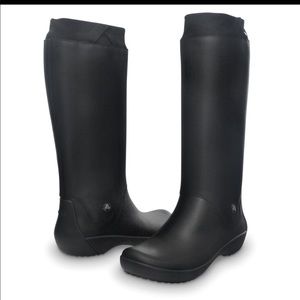 Crocs Rainfloe Boot Black sz 8